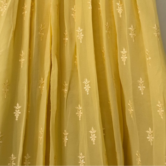 Women’s Lehenga. Haldi outfit Size L 3 piece suit chaniya choli - Picture 9 of 16